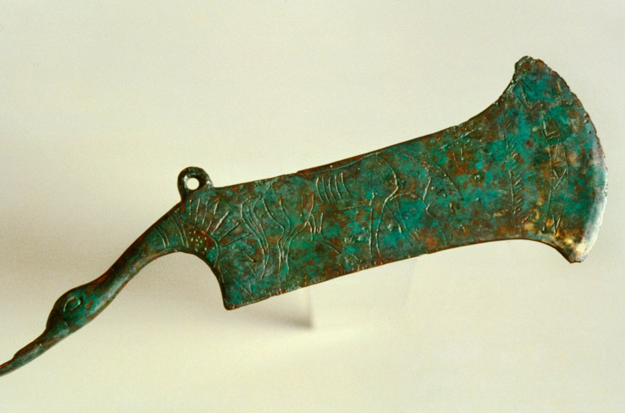 Navalha feminina antiga, c3rd -4th Century de Unbekannt