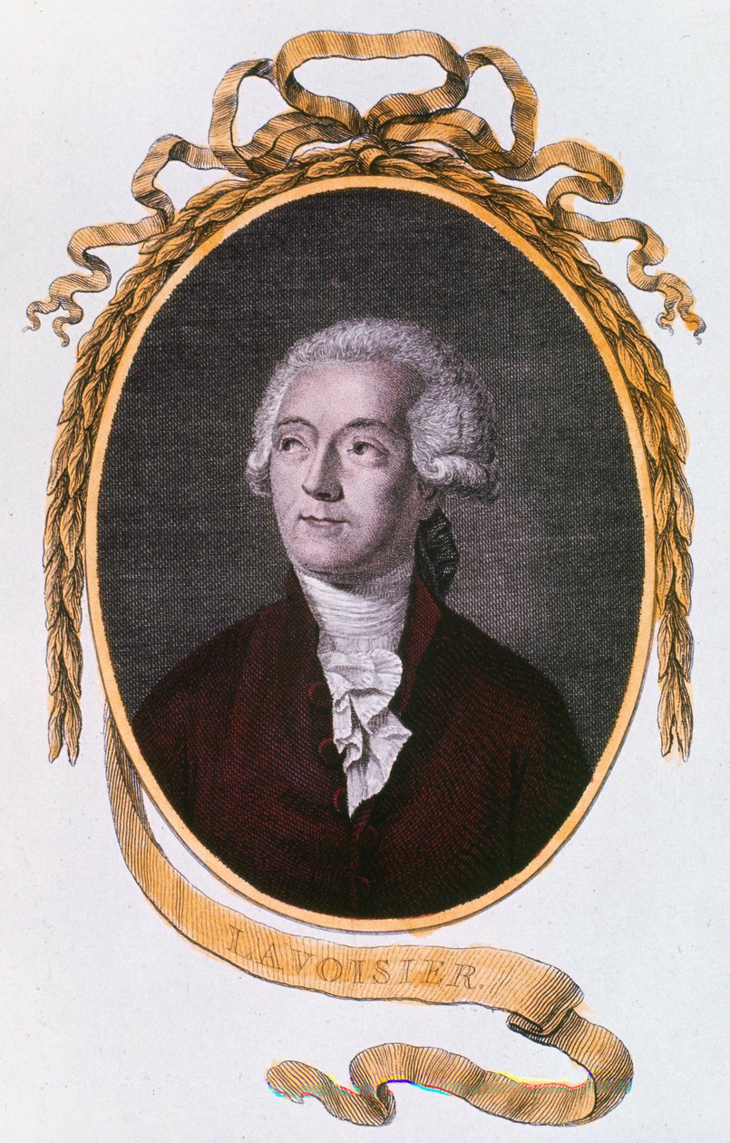 Antoine Laurent Lavoisier, químico francês do século XVIII, 1801 de Unbekannt