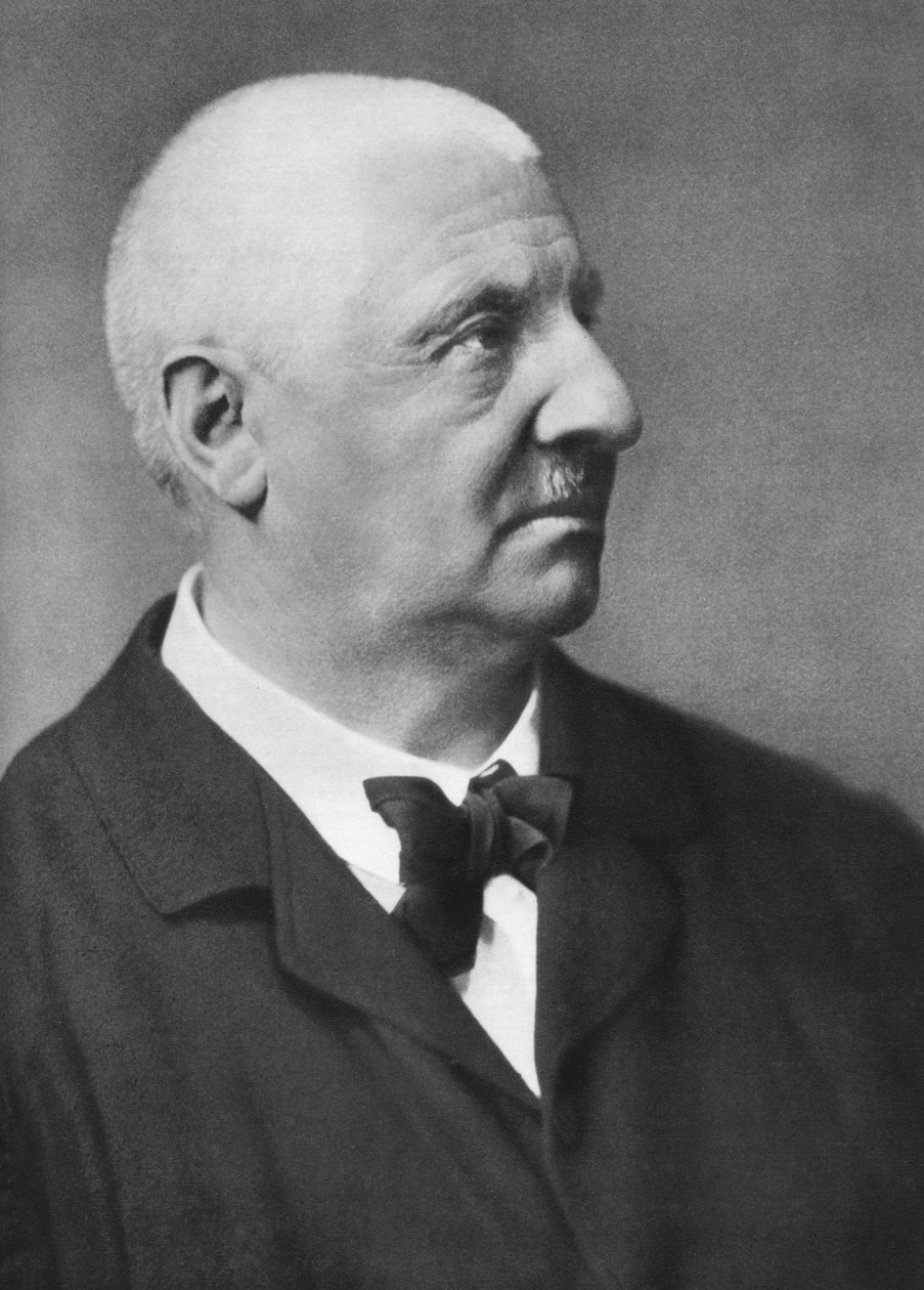 Anton Bruckner 1824-1896, compositor austríaco conhecido por suas sinfonias, massas e motivos de Unbekannt
