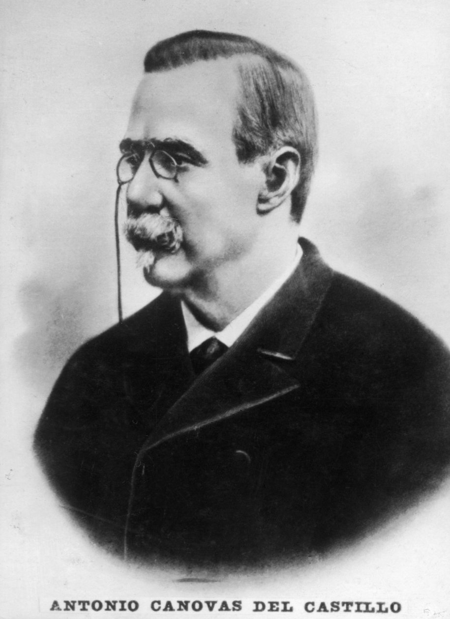 Antonio Canovas del Castillo, primeiro ministro espanhol, c1910 de Unbekannt