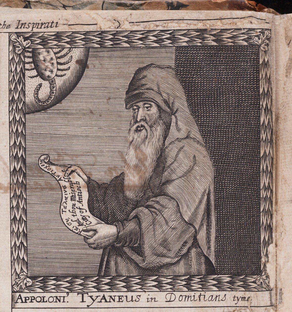 Apolônio de Tyana De: A ordem dos Inspirati, 1659 de Unbekannt