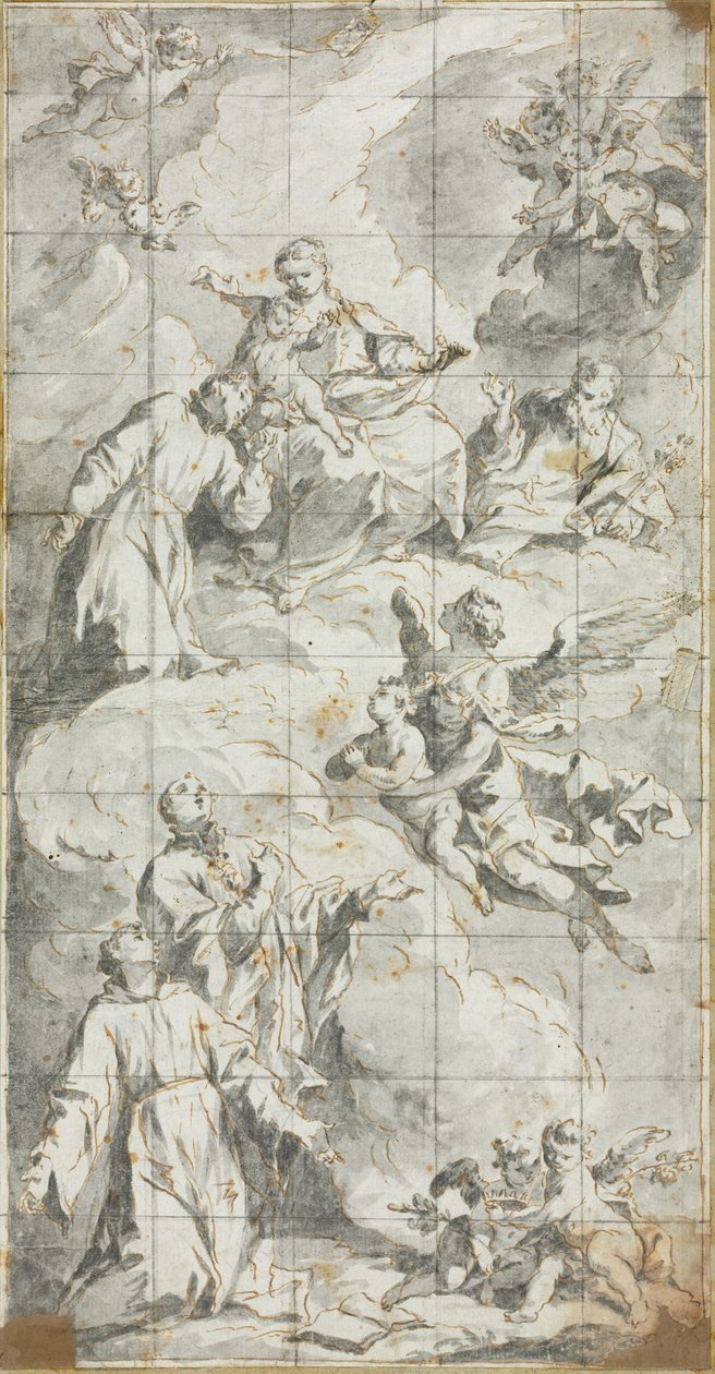 Apoteose da Virgem, 1600. de Unbekannt