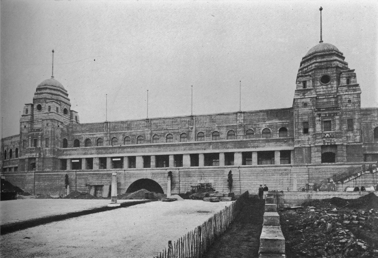 Aproximação ao Estádio de Wembley, British Empire Exhibition, Londres, 1924 de Unbekannt