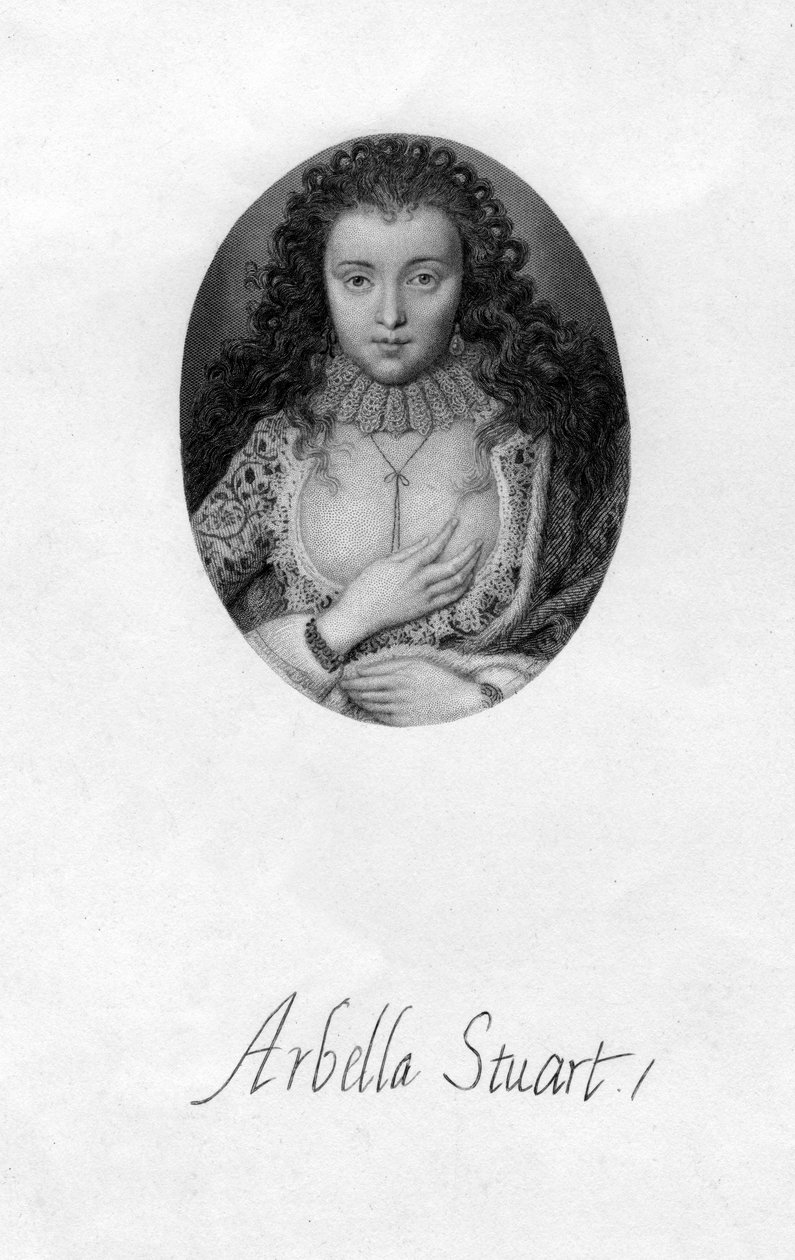 Arabella Stuart 1575-1615, nobre da Renascença inglesa, século XVII. de Unbekannt