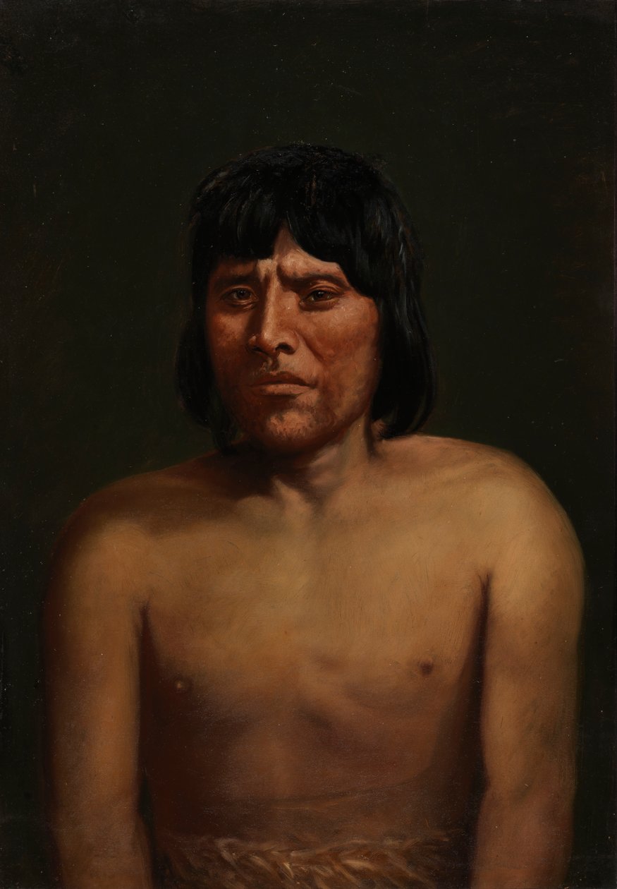 Homem Araucano, c. 1890-1892. de Unbekannt