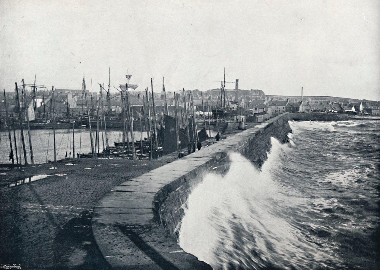 Arbroath - do porto, 1895 de Unbekannt