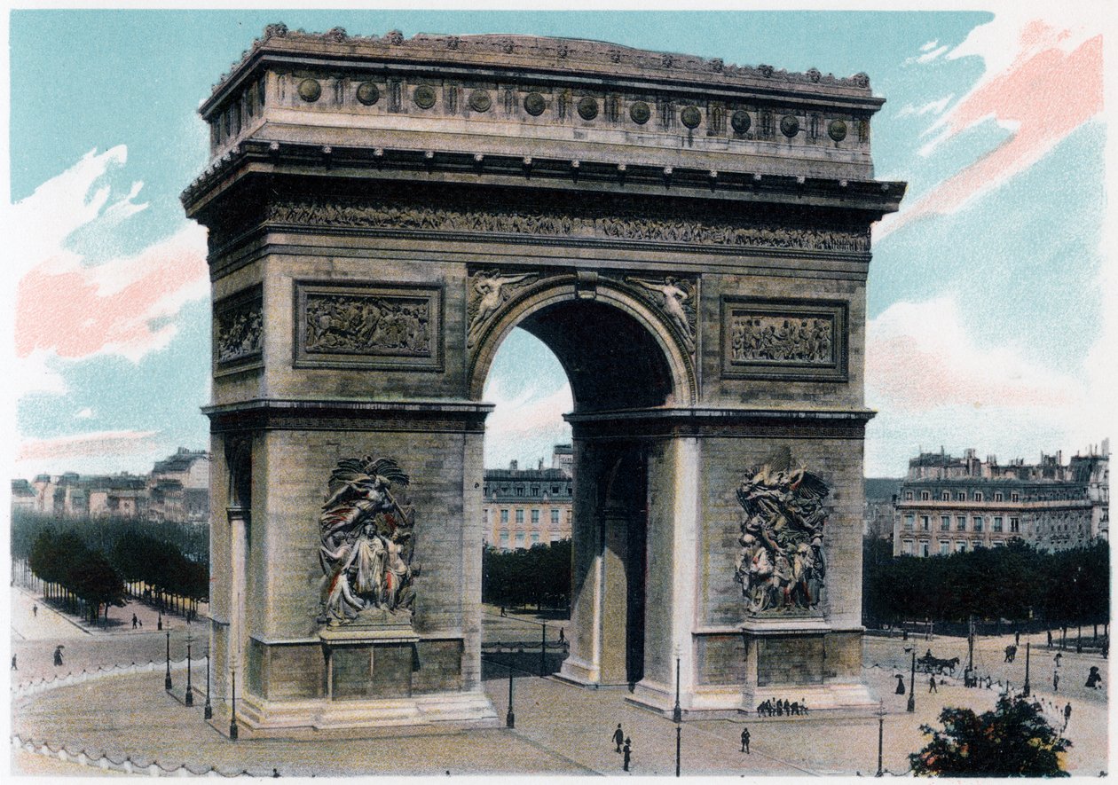 Arco do Triunfo, Paris, c1900 de Unbekannt