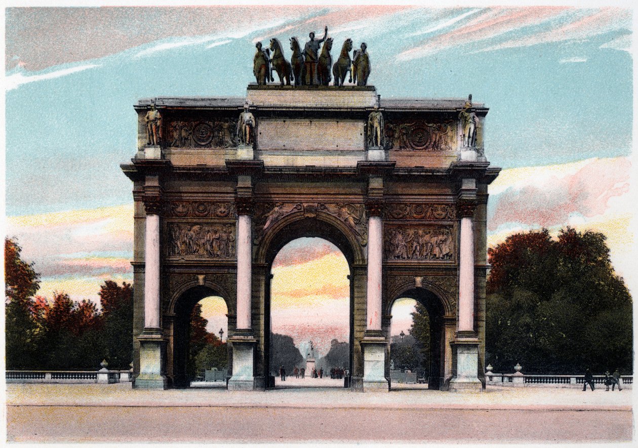 Arco do Triunfo, Paris, c1900 de Unbekannt