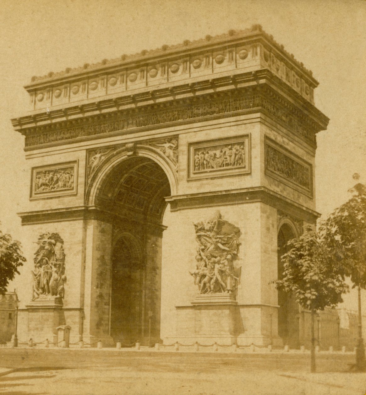 Arco do Triunfo de Étoile. de Unbekannt
