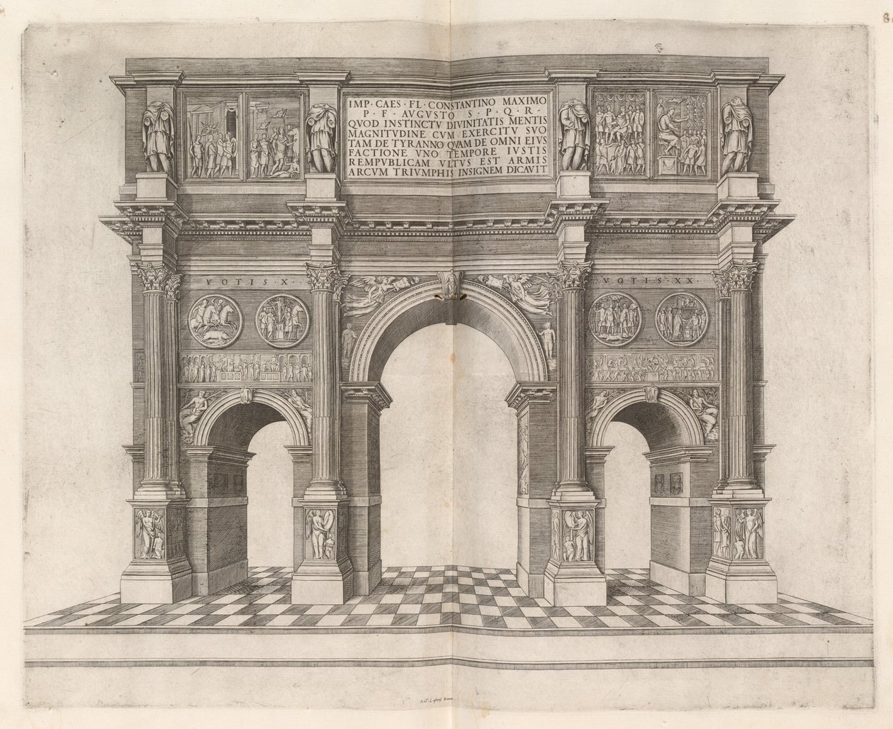 Arco de Constantino. de Unbekannt