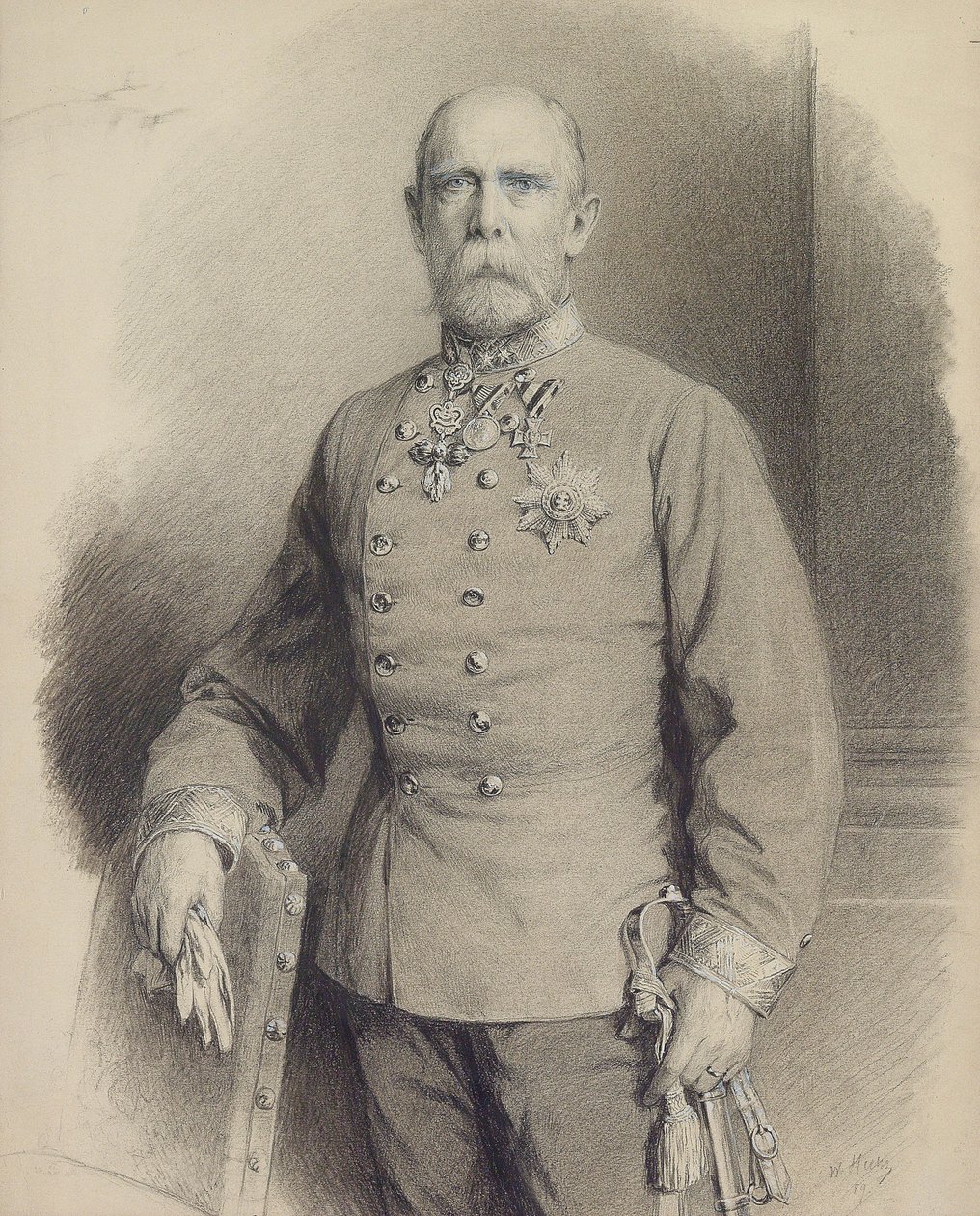 Arquiduque Karl Ludwig da Áustria 1833-1896, 1889. de Unbekannt