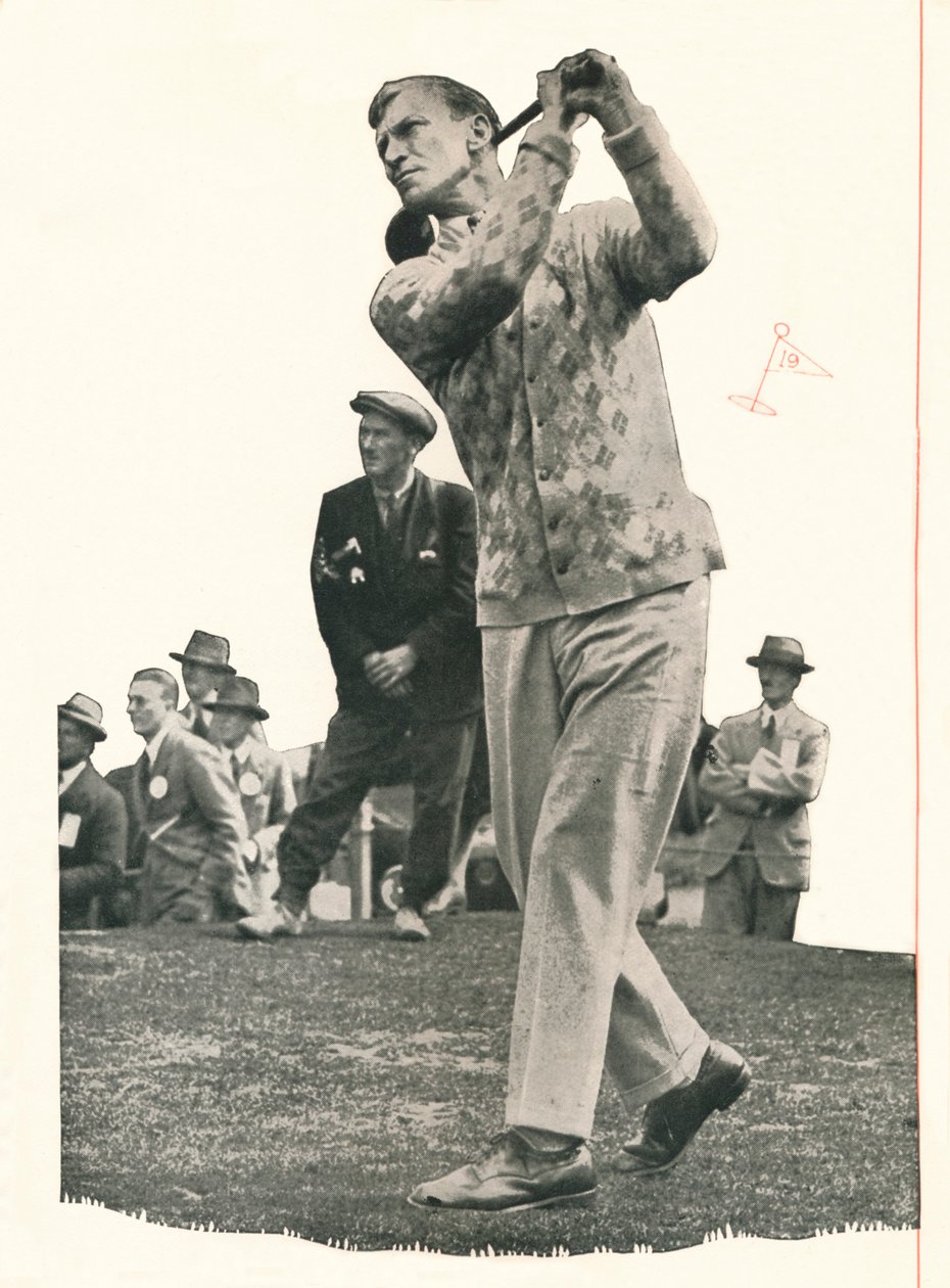 Archie Compston se aproxima: Eu não tenho utilidade para um clube sem cabines, c1935 1935. de Unbekannt