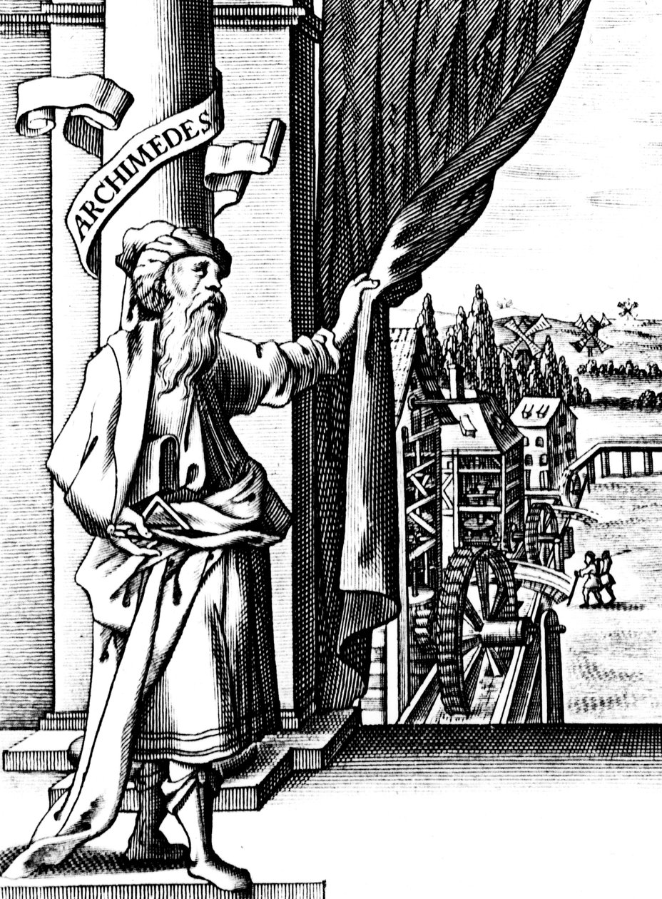 Arquimedes c287-212 aC, matemático e inventor da Grécia Antiga de Unbekannt