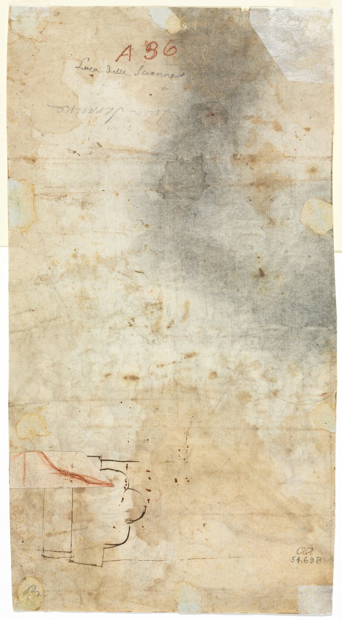 Esboço arquitetônico, 1500s. de Unbekannt