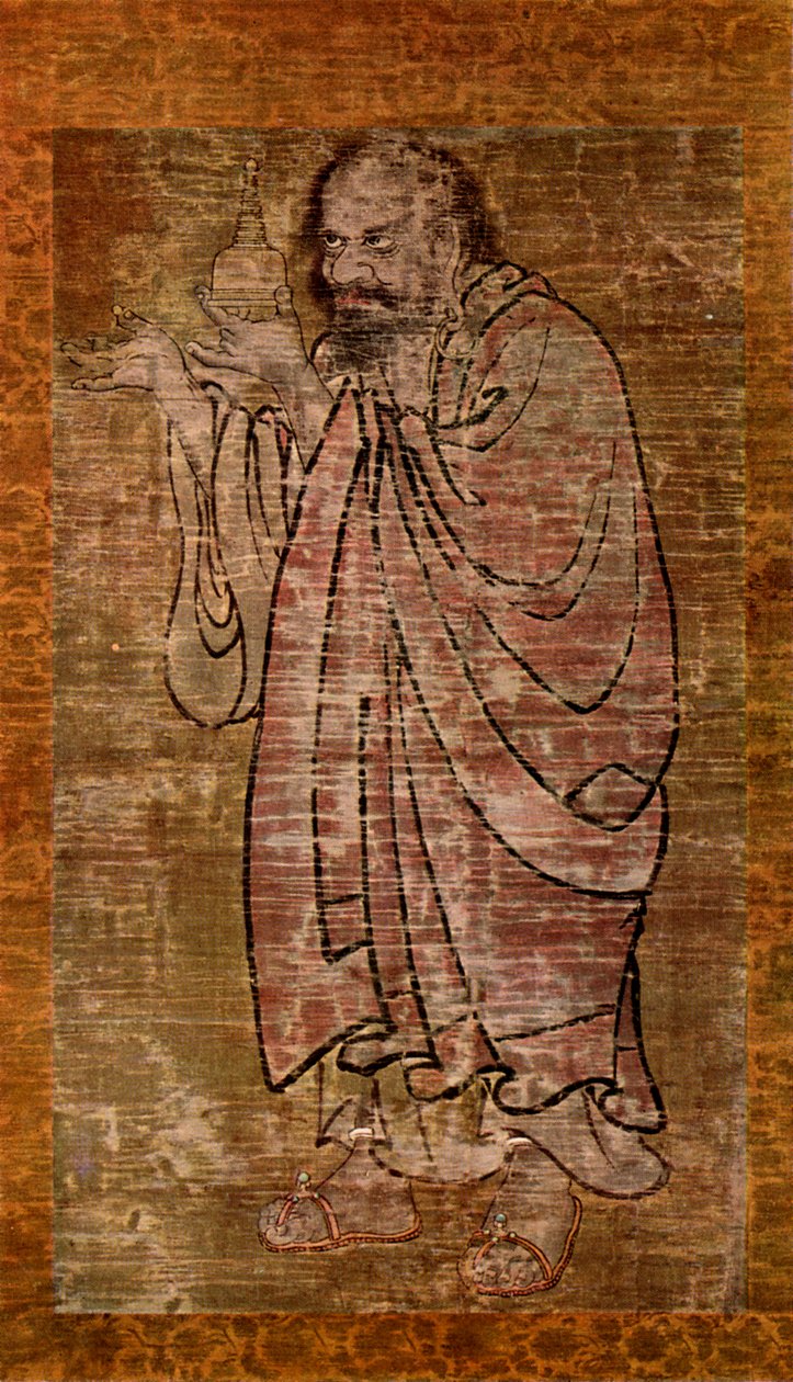 Arhat segurando um relicário, China, Dinastia Song, c960-1279 1925 de Unbekannt