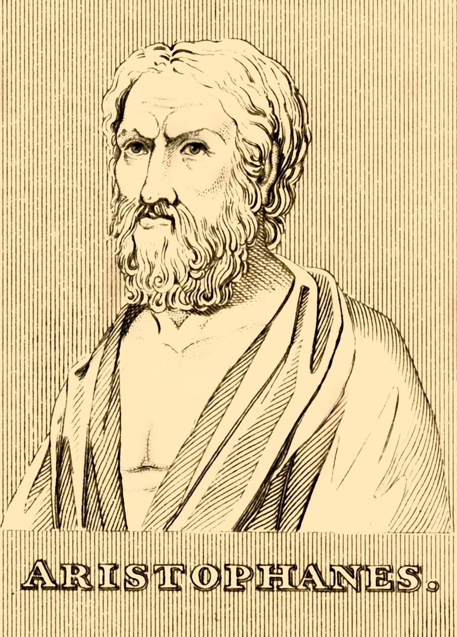 Aristófanes, c460-380 aC, 1830. de Unbekannt