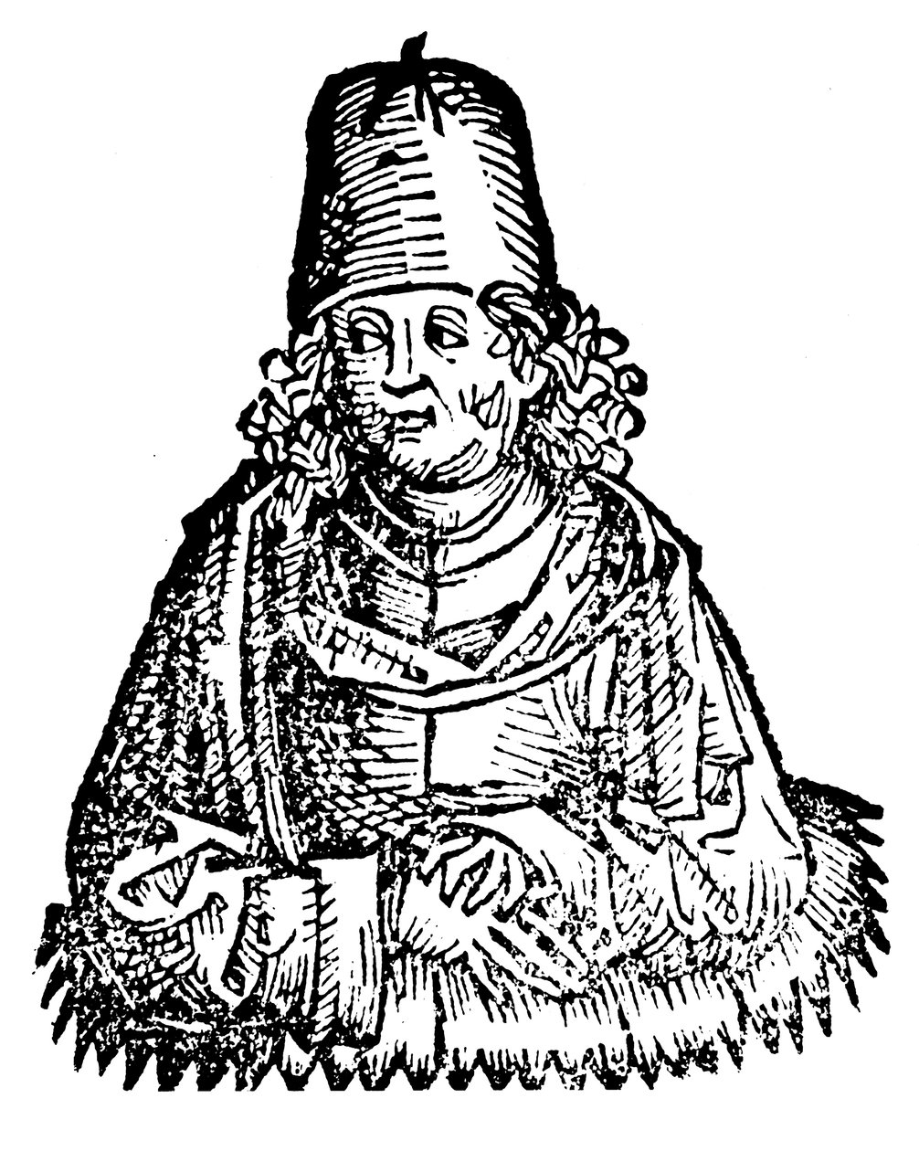 Aristóteles 384-322 aC, filósofo e cientista da Grécia Antiga, 1493 de Unbekannt