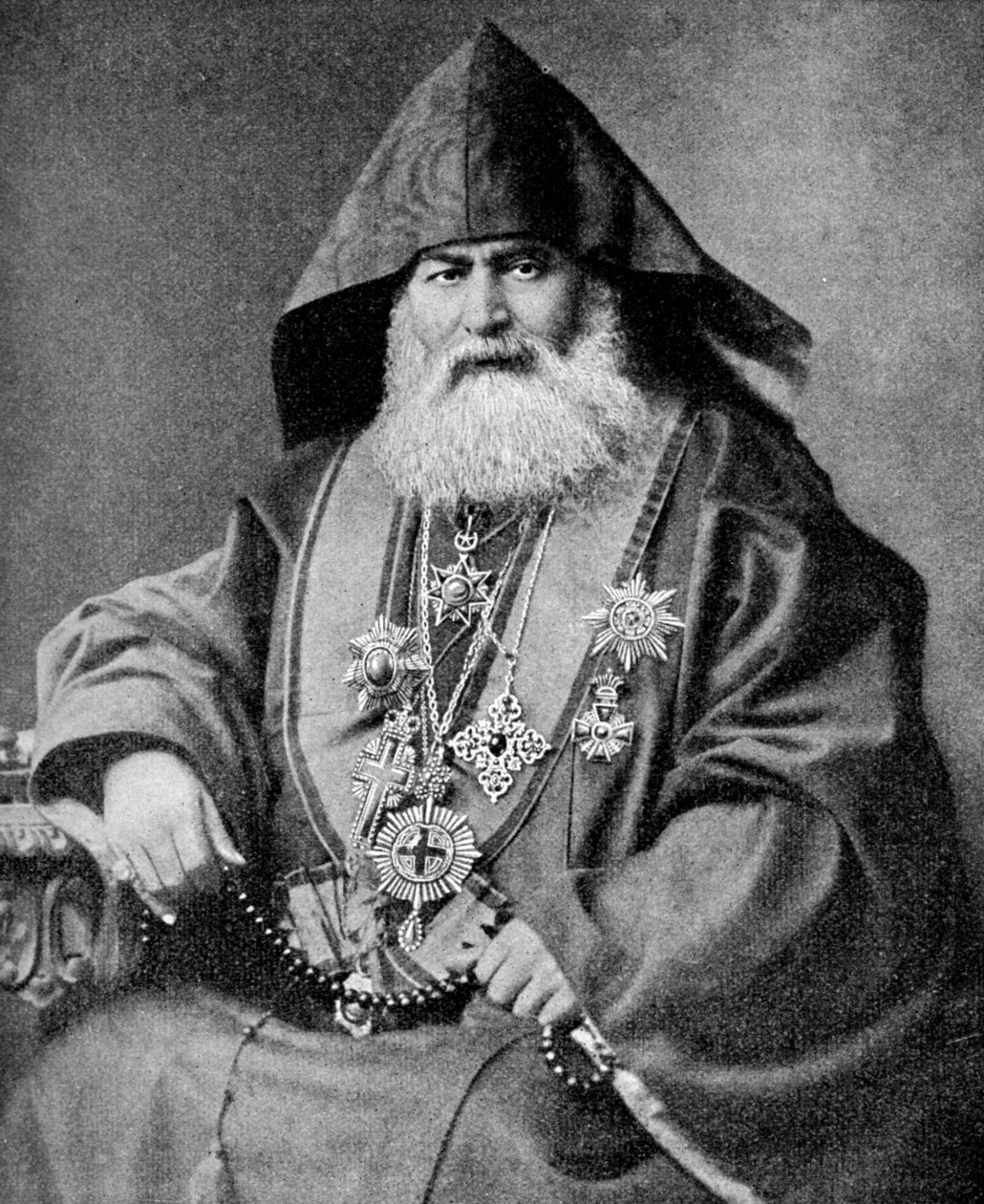 Patriarca Armênio, líder da mais antiga igreja cristã nacional, 1922 de Unbekannt