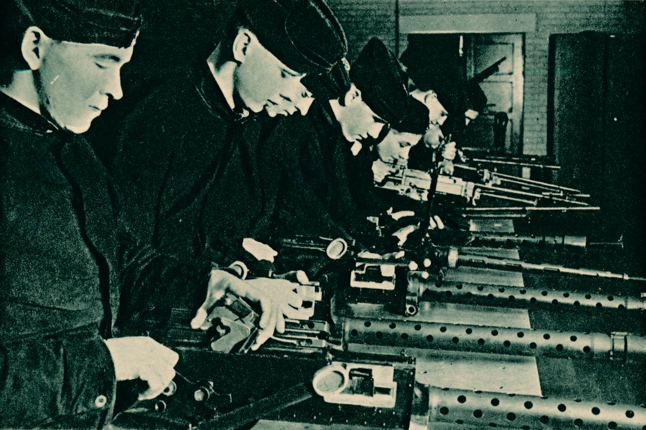 Armeiros de montagem de armas aéreas, 1940 de Unbekannt