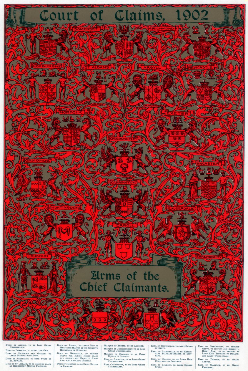 Braços dos principais reclamantes, 1902 de Unbekannt