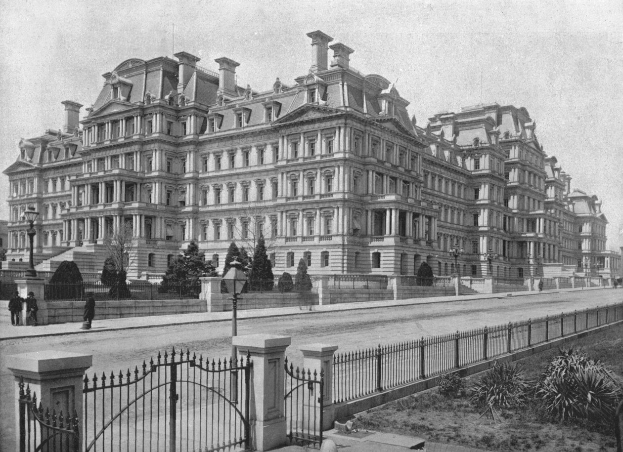 Edifício do Exército e da Marinha, Washington DC, EUA, c1900. de Unbekannt