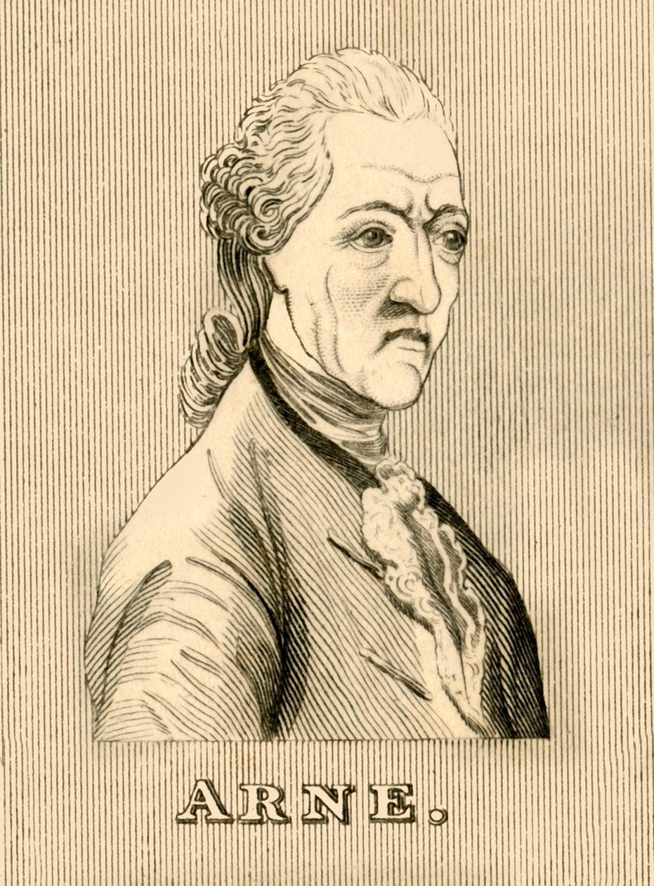 Arne, 1710-1778, 1830. de Unbekannt
