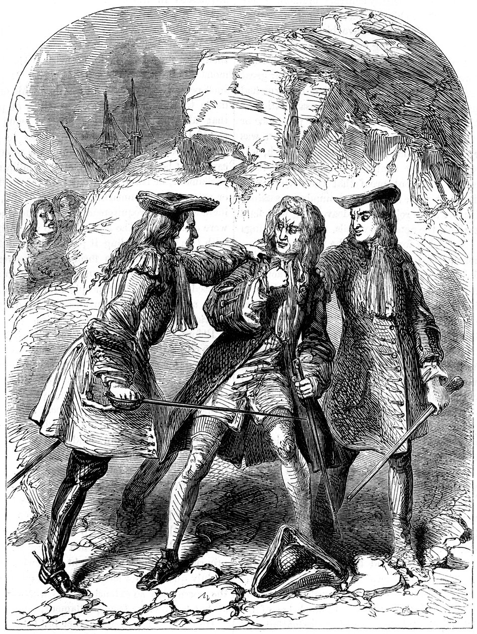 Detenção de Sir John Fenwick, 1696 final do século XIX de Unbekannt