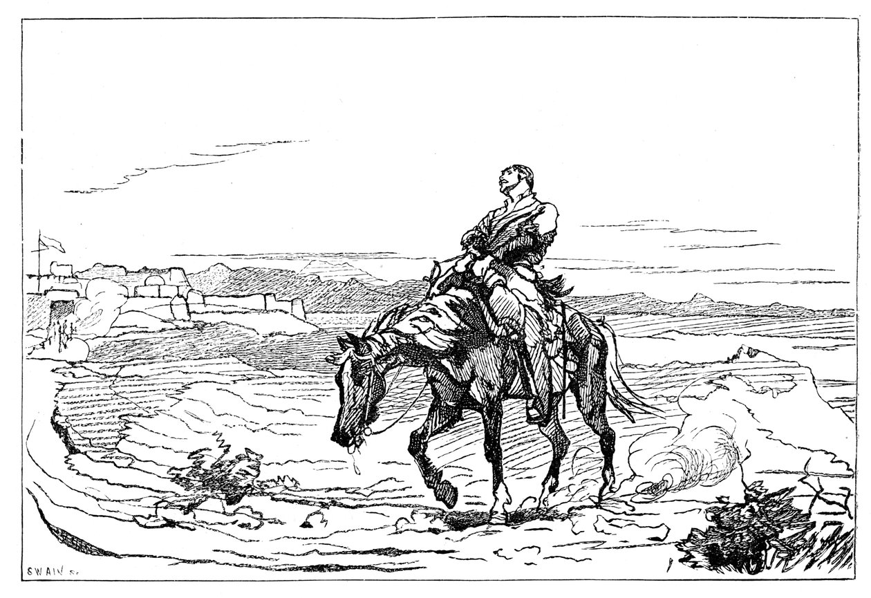 Chegada do Dr. Brydon a Jalalabad, 13 de janeiro de 1842, 1900 de Unbekannt