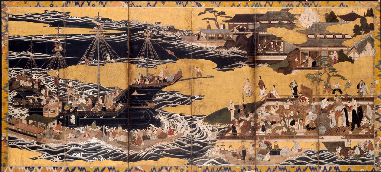 Chegada dos bárbaros do sul, c. 1600 de Unbekannt