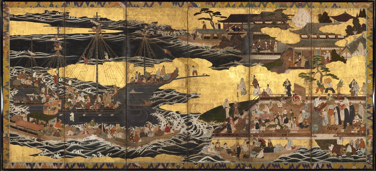 Chegada dos bárbaros do sul, c. 1600 de Unbekannt