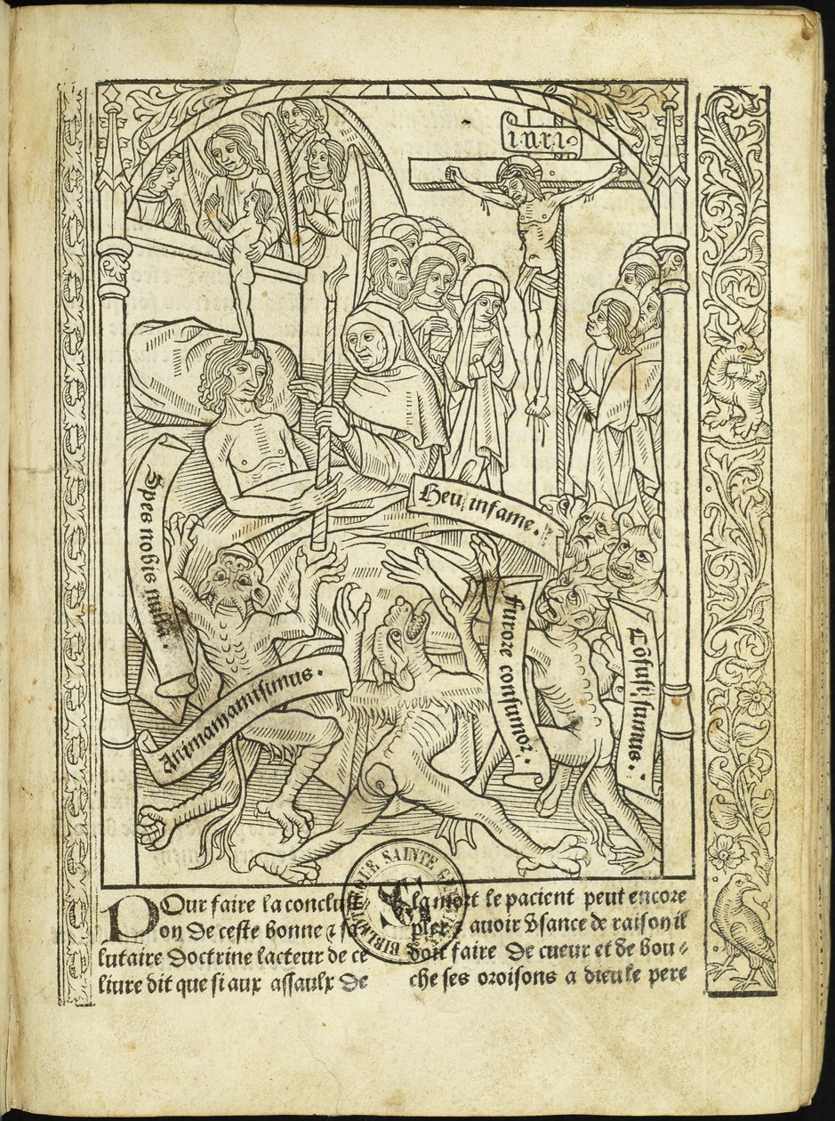 Ars moriendi A Arte de Morrer, 1496. de Unbekannt