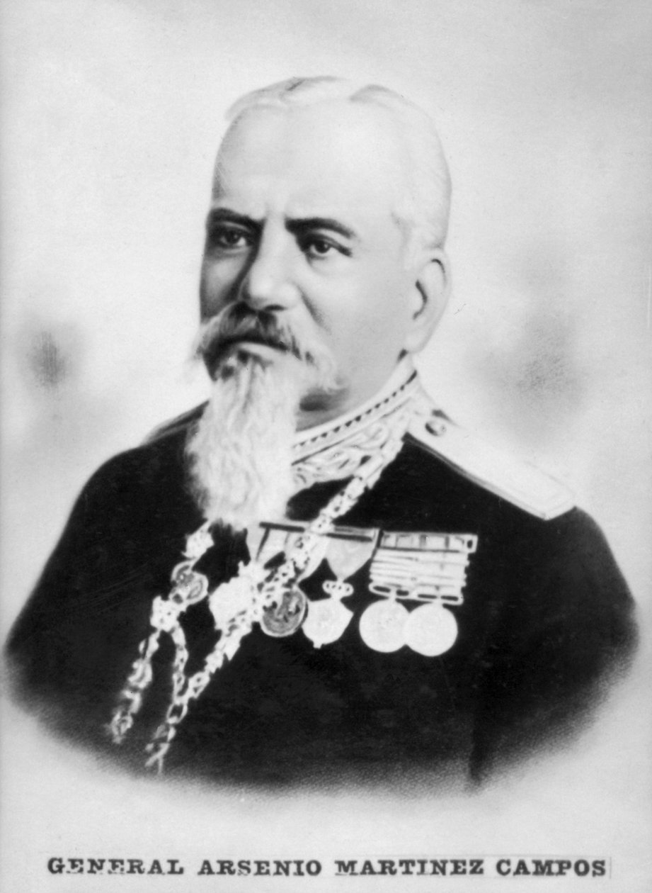 Arsenio Martinez Campos, nascido em 1821, c1910 de Unbekannt