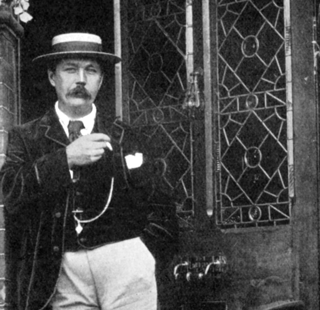 Arthur Conan Doyle, escritor escocês, c1900 de Unbekannt