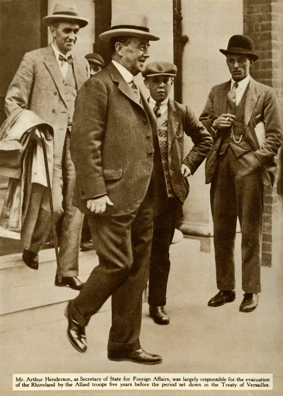 Arthur Henderson, 1929, 1935. de Unbekannt