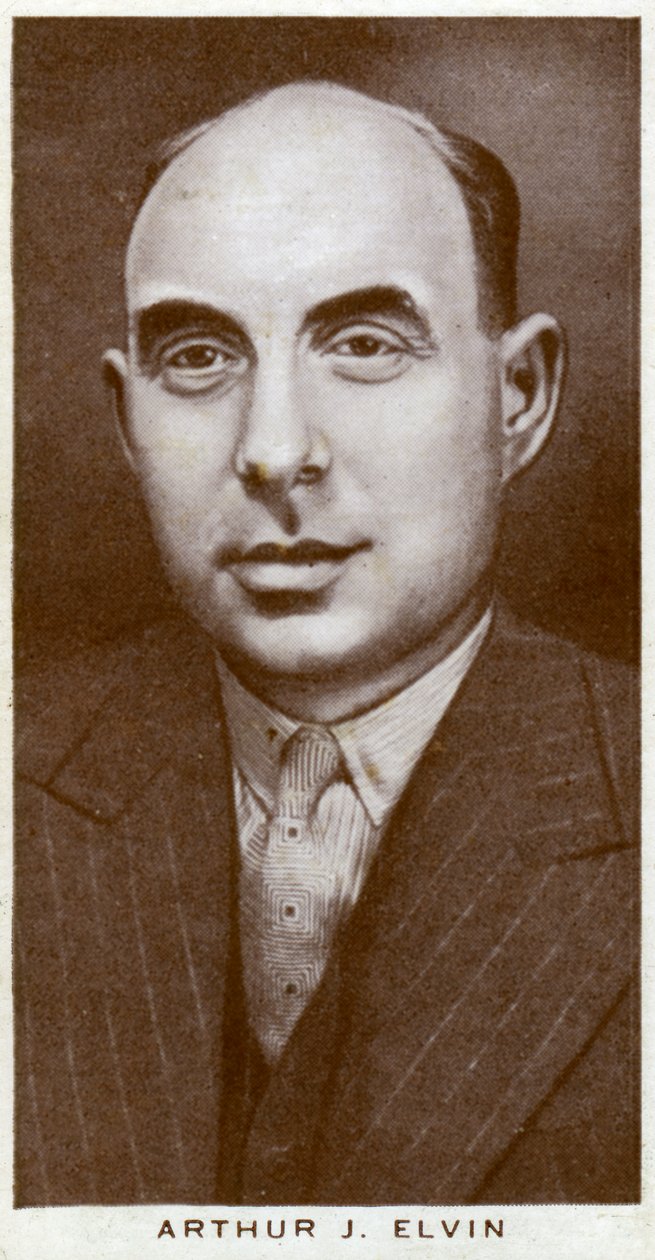 Arthur J Elvin, promotor de boxe britânico, 1938 de Unbekannt
