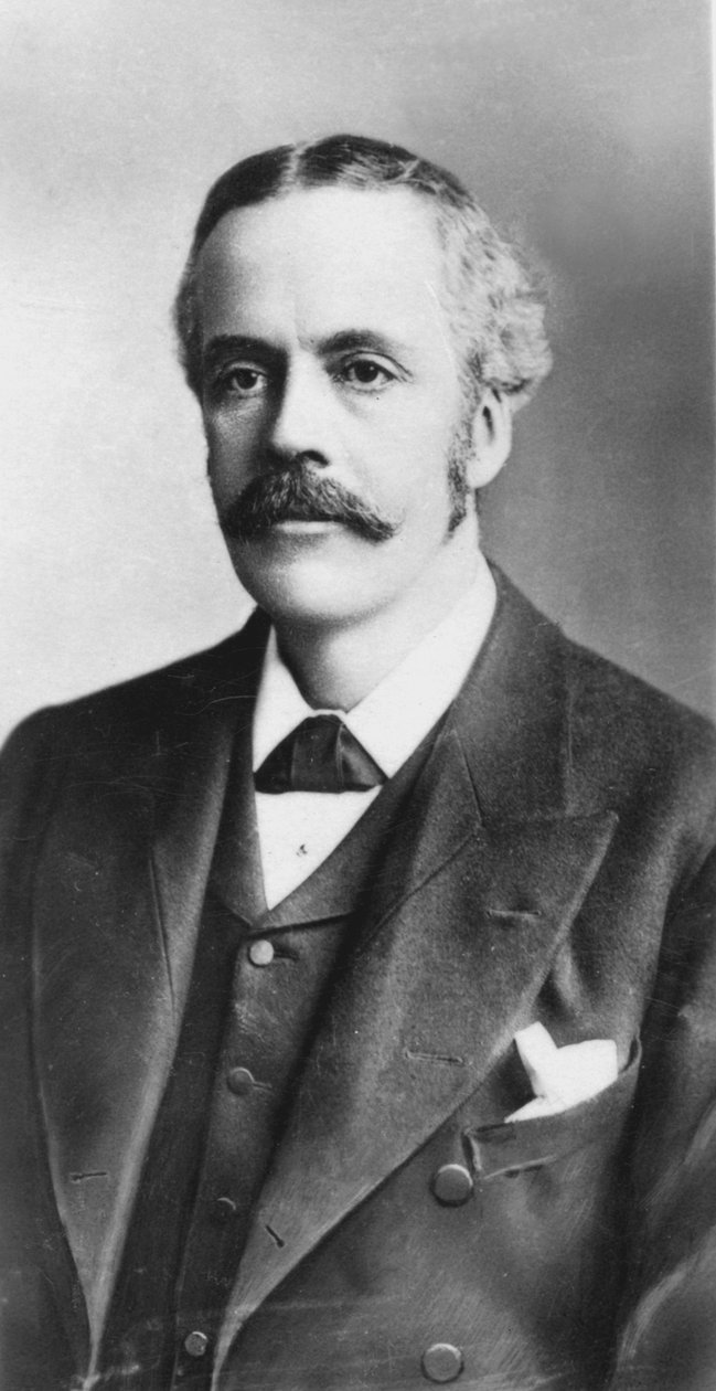 Arthur James Balfour 1848-1930, estadista e filósofo britânico nascido na Escócia de Unbekannt