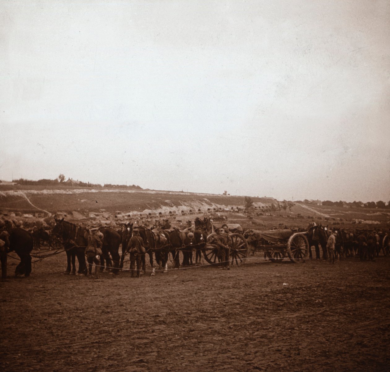 Artilharia, Genicourt, norte da França, c1914-c1918 de Unbekannt