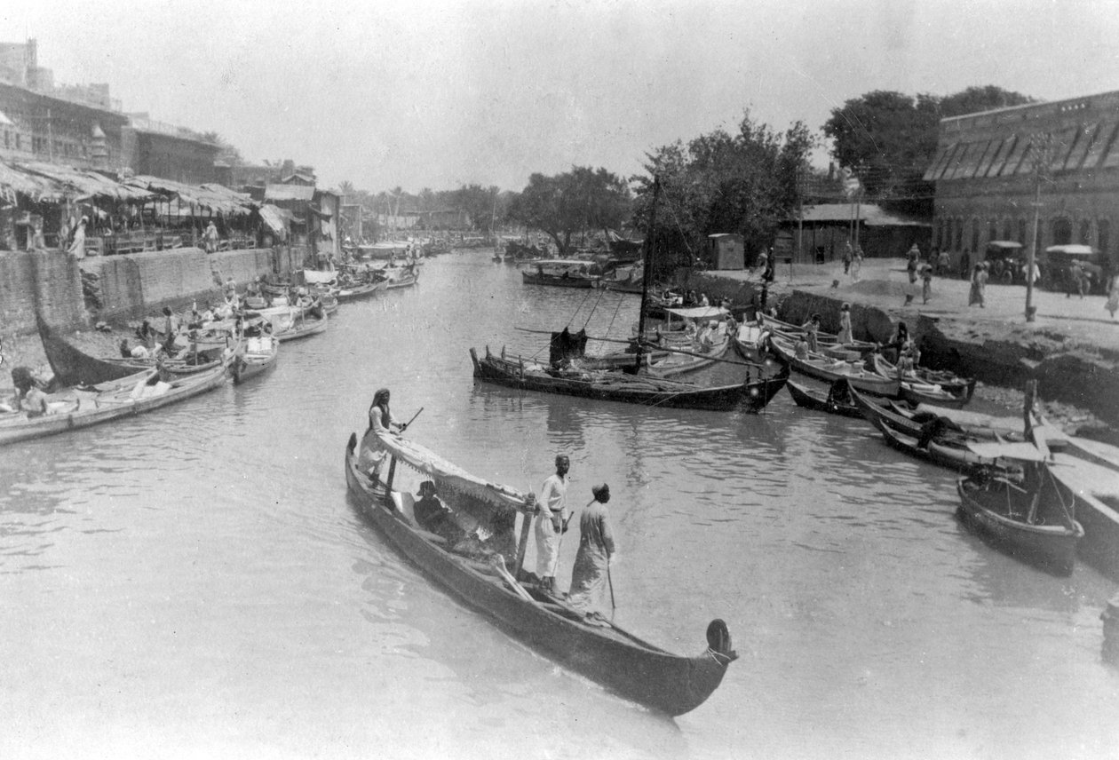 Ashar Creek, Basra, Iraque, 1917 de Unbekannt