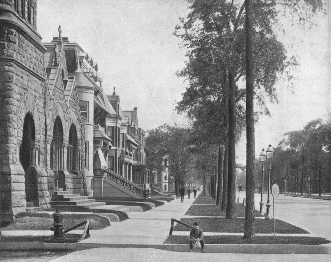 Ashland Avenue, Chicago, Illinois, EUA, c1900. de Unbekannt