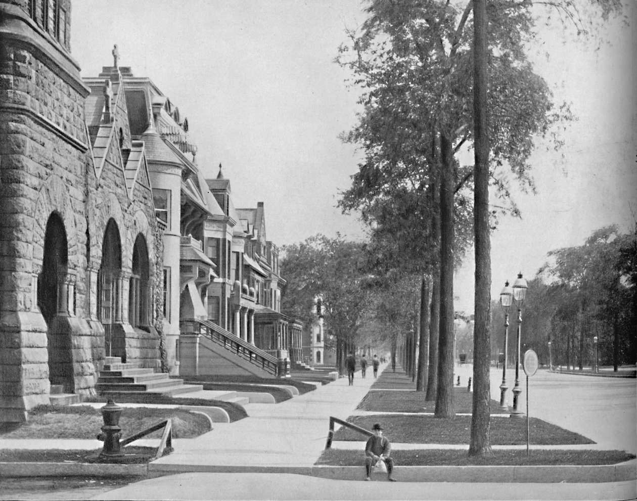 Ashland Avenue, Chicago, c1897. de Unbekannt