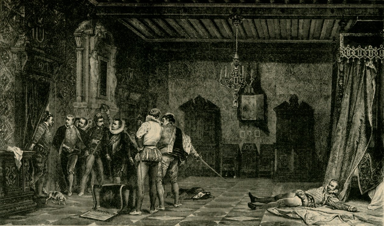 Assassinato de Henrique, duque de Guise, dezembro de 1588, 1890. de Unbekannt