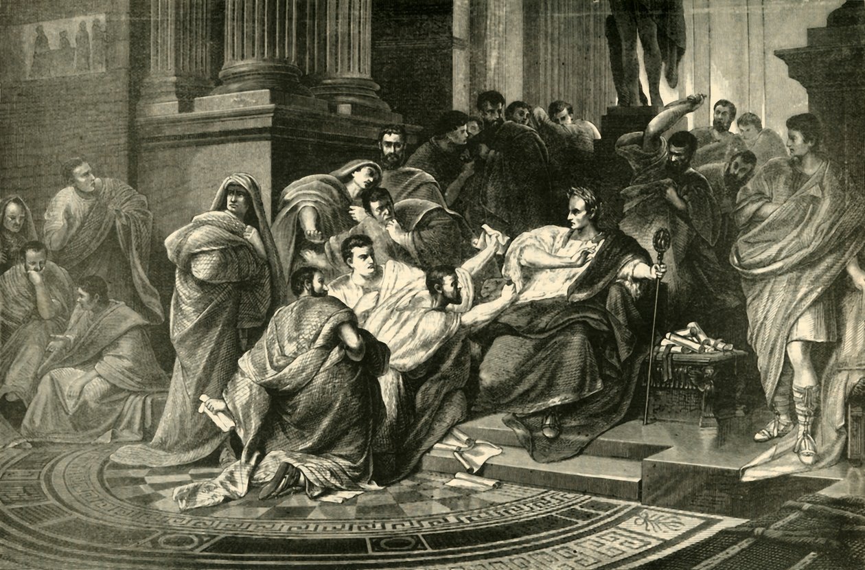 Assassinato de Júlio César, 1890. de Unbekannt