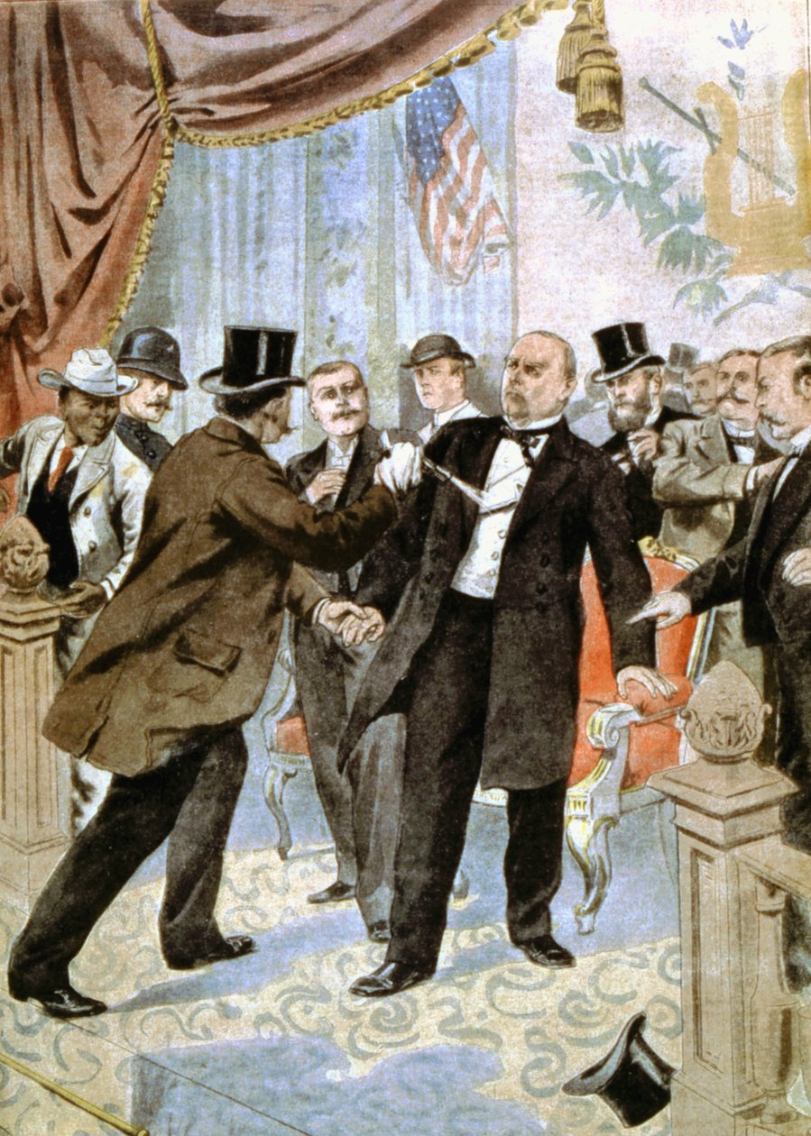 Assassinato de William McKinley, 25º presidente dos EUA, 1901 de Unbekannt