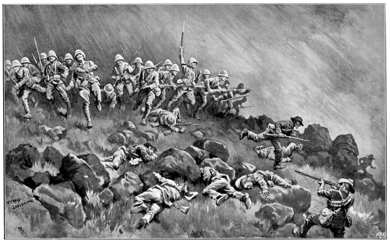 Assalto a Wagon Hill, Segunda Guerra dos Bôeres, 6 de janeiro de 1900 de Unbekannt