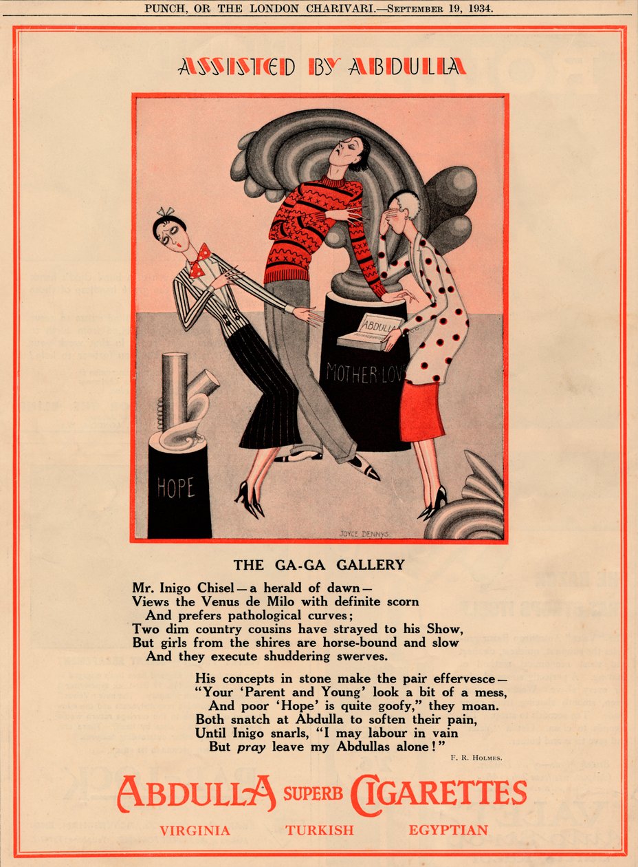 Assistência de Abdulla - The Ga-Ga Gallery, 1934 de Unbekannt