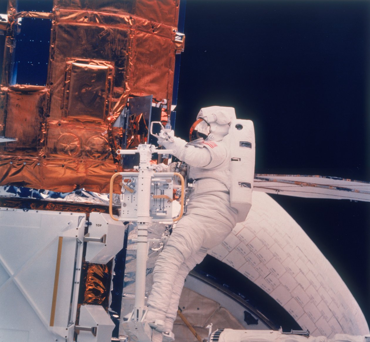 Astronauta na missão Shuttle 41-C, 1984 de Unbekannt