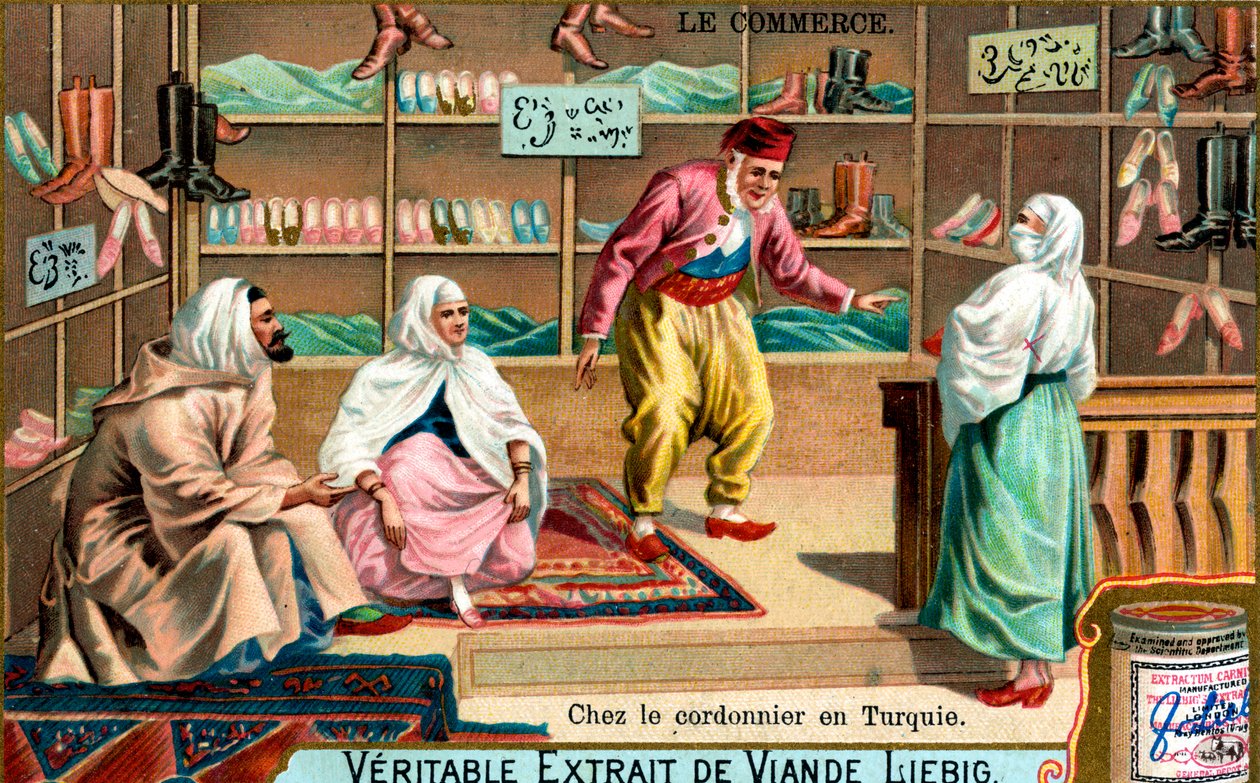 Em um sapateiro na Turquia, c1900 de Unbekannt