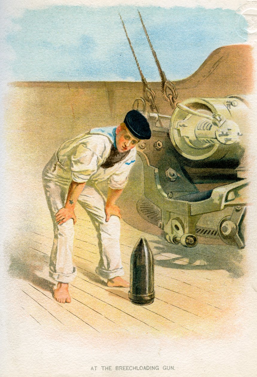 Na pistola de culatra, c1890-c1893 de Unbekannt