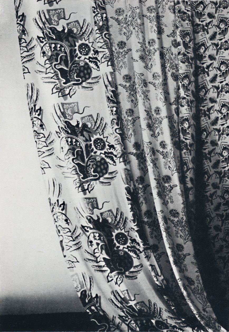 Atelje Miln - Um grupo de tecidos estampados em bloco da Suécia, 1940 de Unbekannt