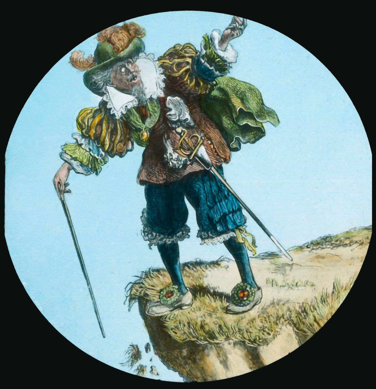 Ateu encontra Pilgrim, c1910. de Unbekannt